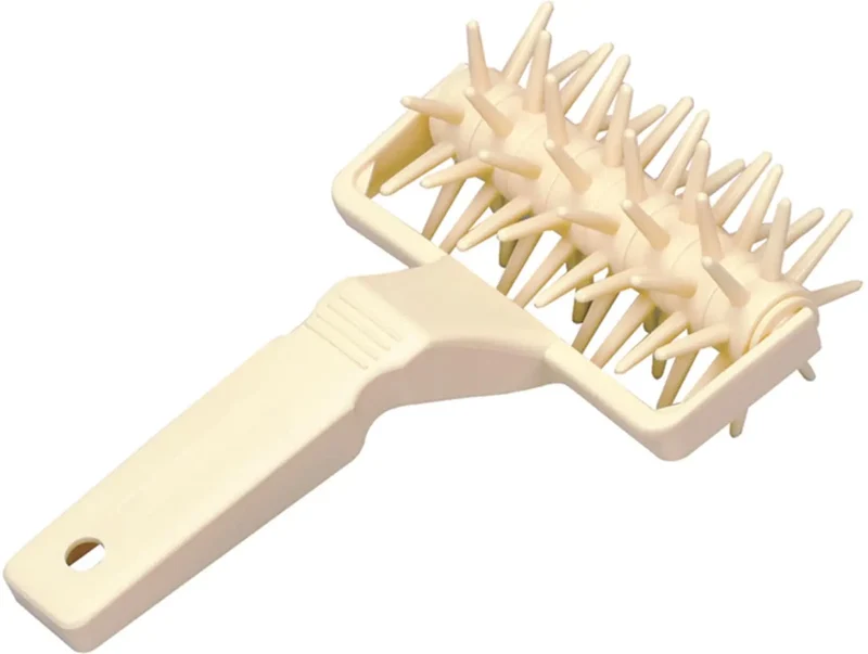 Stipproller Beige 120mm mit verstärkter Kunststoffgriff