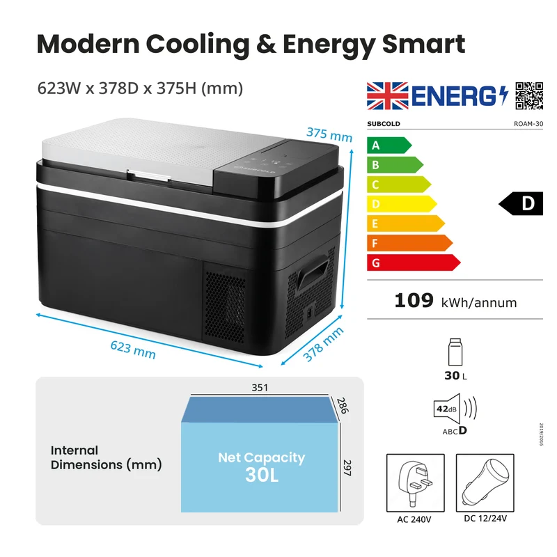Subcold Roam30 Portable Car Fridge