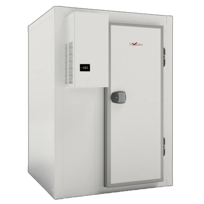Kühlzelle ISO 80 mit Gruppe, Innendim. 1630 x 1430 x h2030mm (4,73m³) - WR-Z1916-SP8Q