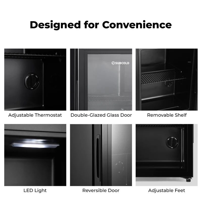 Subcold Cave35-G Glass Door Beer Fridge - Refurbished