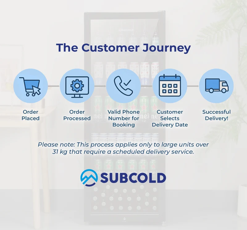 Subcold Maxi250 Tall Drinks Fridge Black | Refurbished