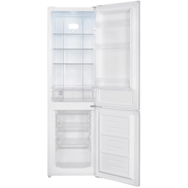 Heinner HCNF-HM253INVD Koel-vriescombinatie – 253 L – Total No Frost – Inverter Compressor – Energieklasse D – Elektronische Bediening met Instelbare Thermostaat – LED-verlichting – Wit – 5 Jaar Garantie