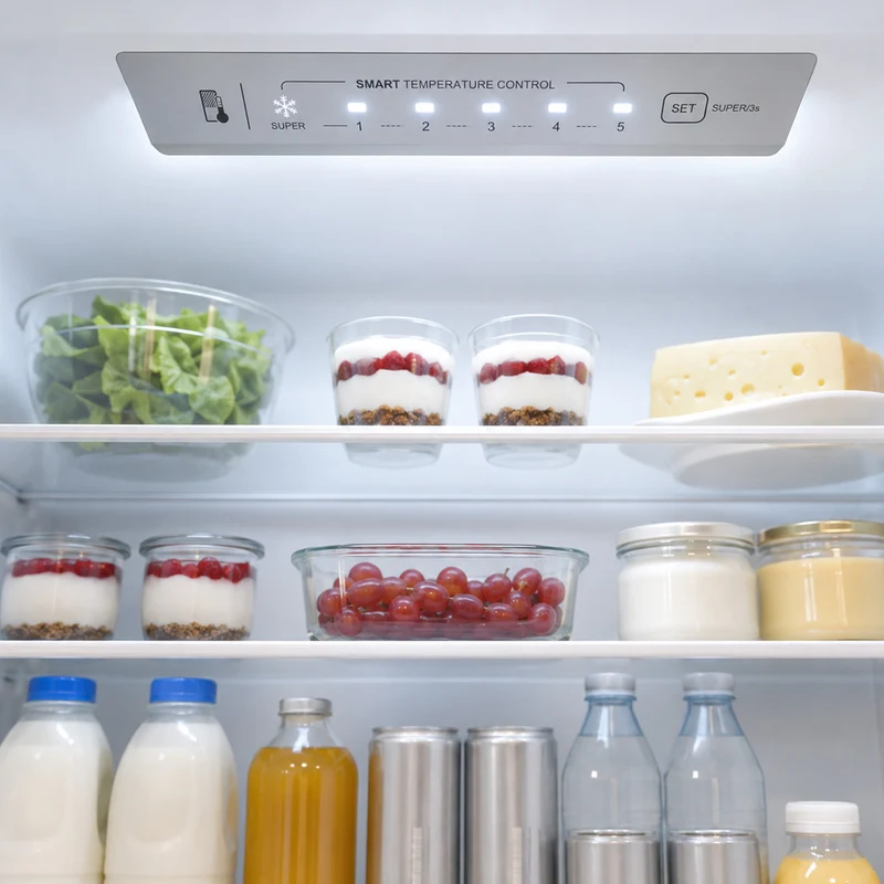 Heinner koel-vriescombinatie HCNF-HM326INVE 326 L – No Frost – Super Freezing – omkeerbare deur – wit – energielabel E