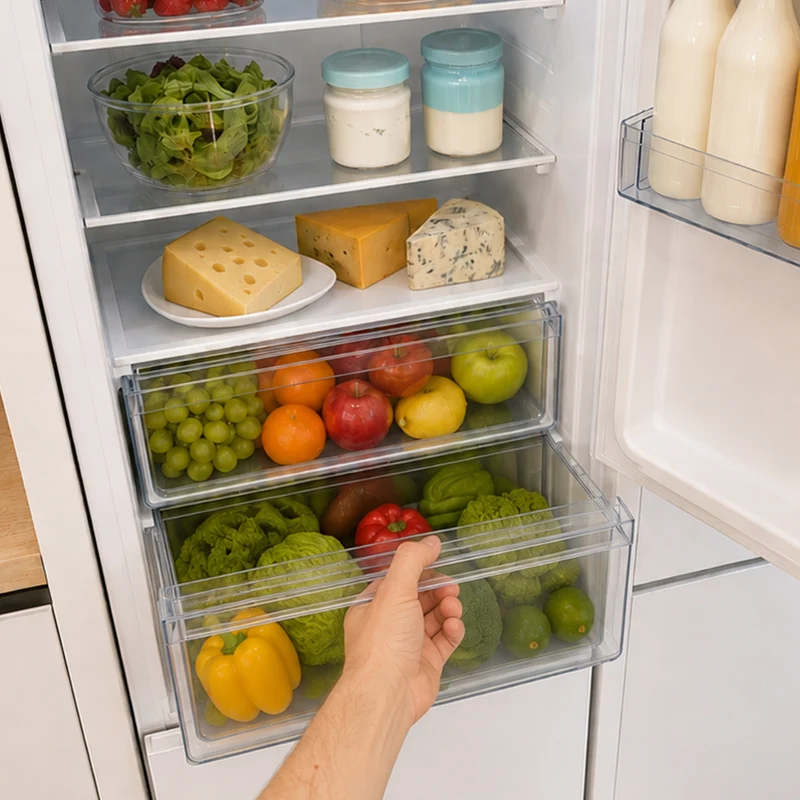Heinner koel-vriescombinatie HCNF-HM326INVE 326 L – No Frost – Super Freezing – omkeerbare deur – wit – energielabel E