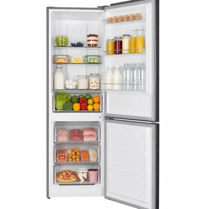 Heinner koel-vriescombinatie HCNF-HM293INVXE 293 L – No Frost – Inverter – RVS – 5 jaar garantie