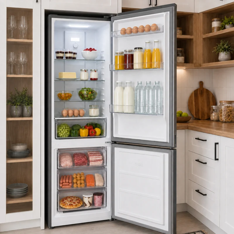 Heinner koel-vriescombinatie HCNF-HM293INVXE 293 L – No Frost – Inverter – RVS – 5 jaar garantie