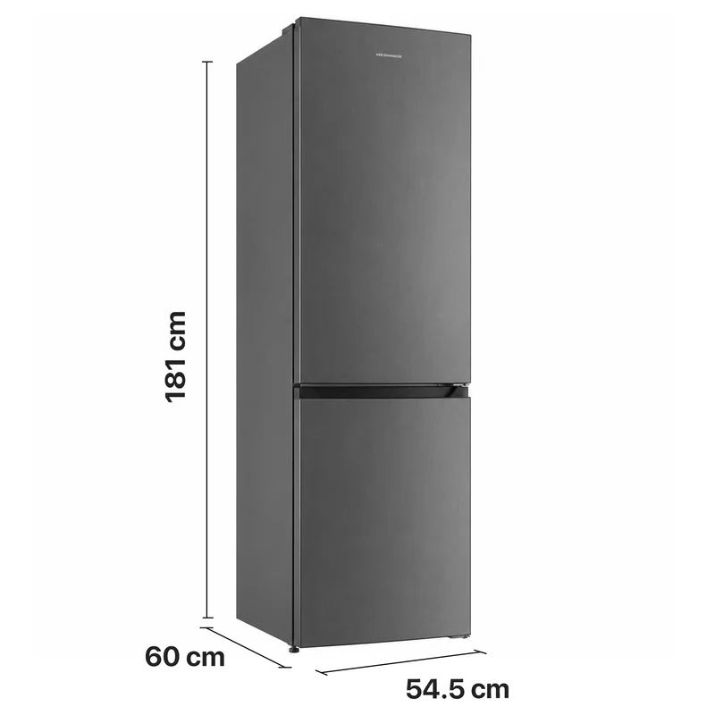 Heinner koel-vriescombinatie HCNF-HM253INVXE 253 L – No Frost – Inverter Motor – RVS – 5 jaar garantie