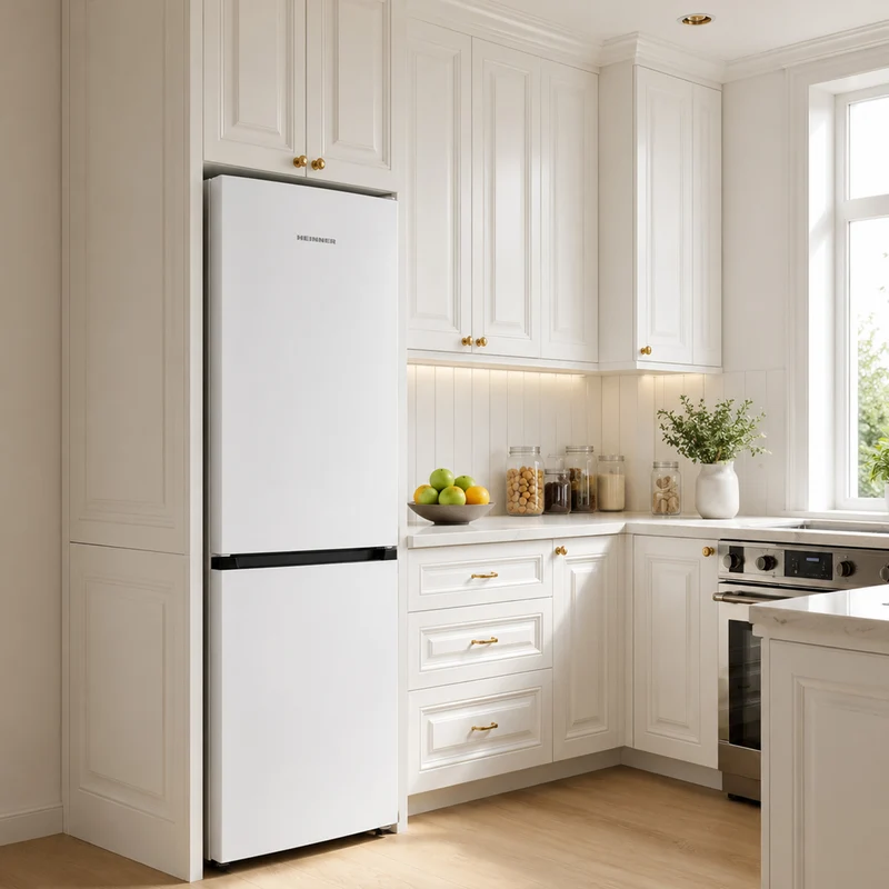 Heinner koel-vriescombinatie HCNF-HM253INVE 253 liter – No Frost – Inverter – elektronische bediening – wit – 5 jaar garantie
