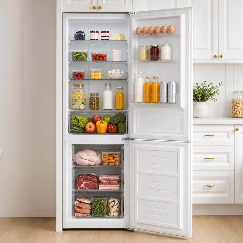 Heinner koel-vriescombinatie HCNF-HM253INVE 253 liter – No Frost – Inverter – elektronische bediening – wit – 5 jaar garantie