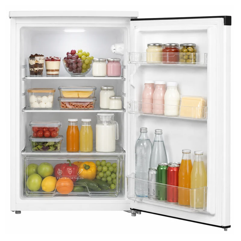 Tafelmodel koelkast Heinner HF-M131E – 131 L – mechanische thermostaat – omkeerbare deur – wit – 5 jaar garantie