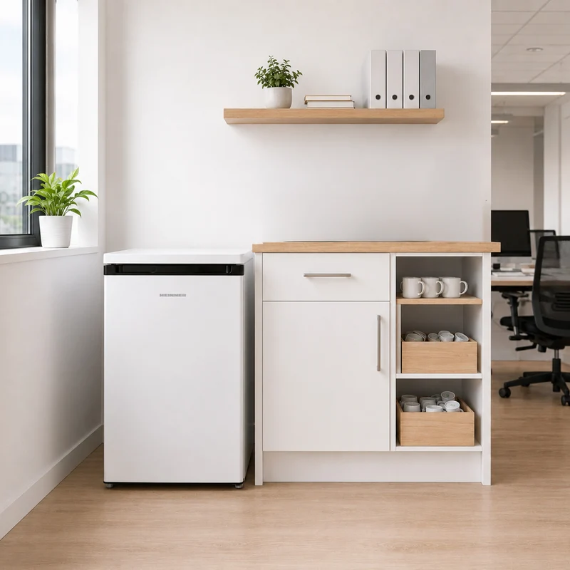 Tafelmodel koelkast Heinner HF-M131E – 131 L – mechanische thermostaat – omkeerbare deur – wit – 5 jaar garantie
