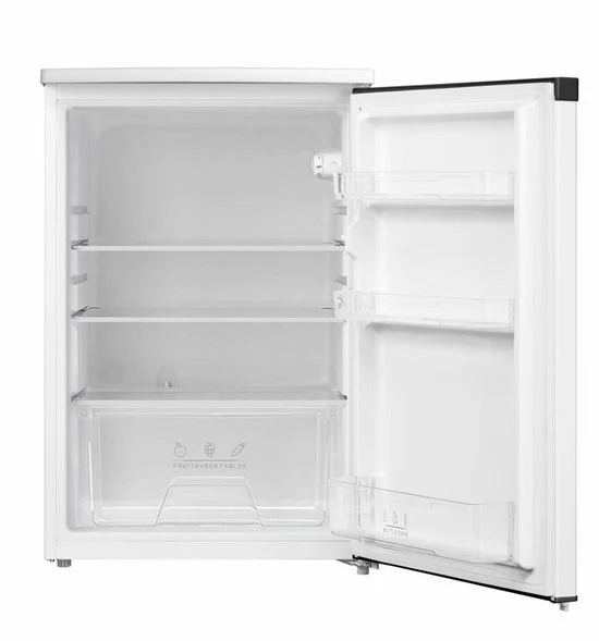 Tafelmodel koelkast Heinner HF-M131E – 131 L – mechanische thermostaat – omkeerbare deur – wit – 5 jaar garantie