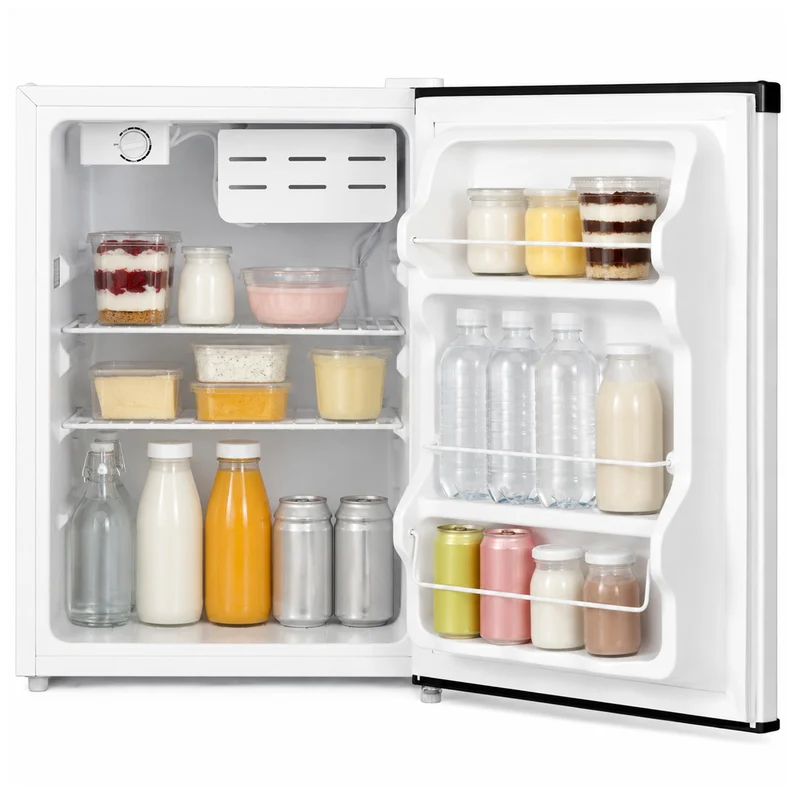 Heinner HMB-M66E minibar koelkast – 66 liter – mechanische thermostaat – omkeerbare deur – wit – 5 jaar garantie