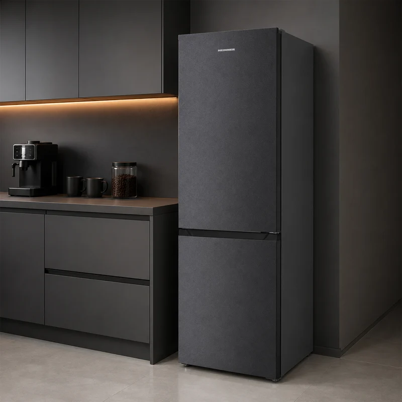 Heinner koel-vriescombinatie HCNF-HM253INVDGE – 253 liter – No Frost – energielabel E – antraciet