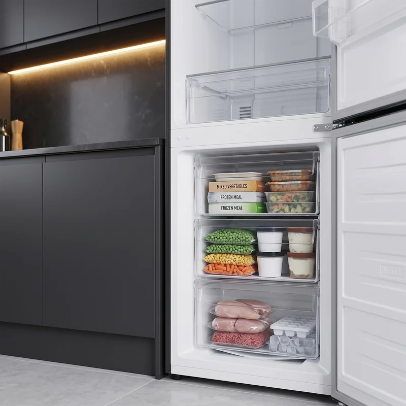Heinner koel-vriescombinatie HCNF-HM253INVDGE – 253 liter – No Frost – energielabel E – antraciet