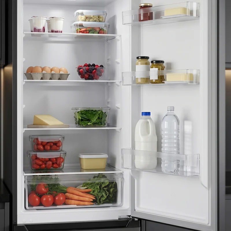 Heinner koel-vriescombinatie HC-HM262DGE – 262 liter – energielabel E – antraciet