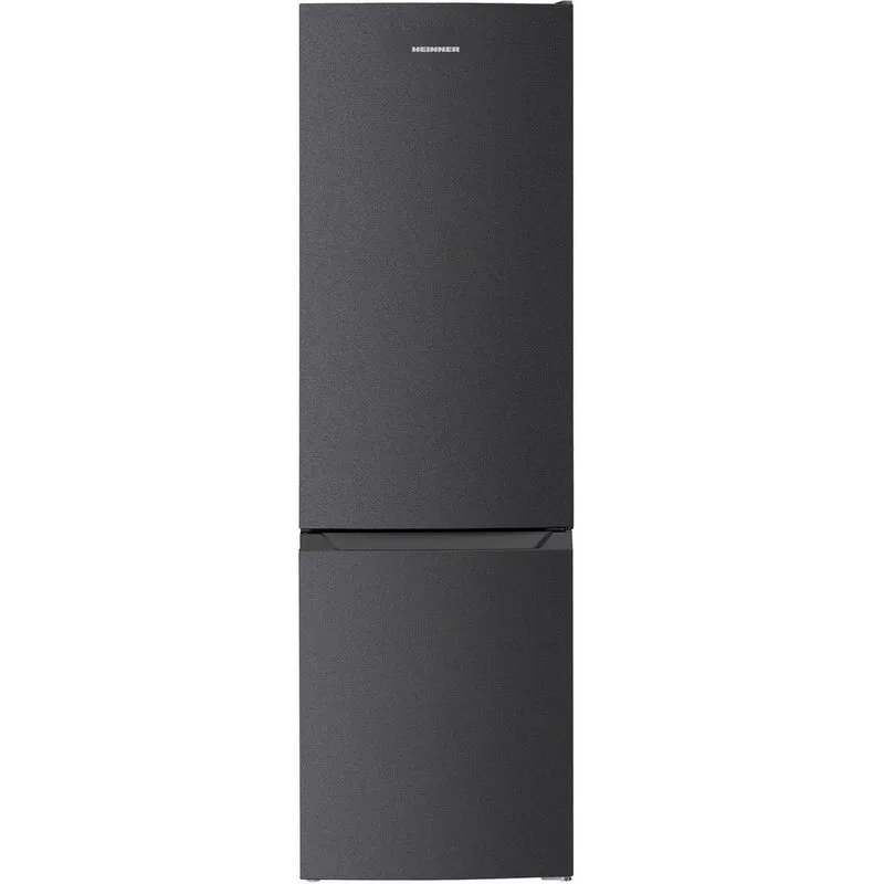 Heinner koel-vriescombinatie HC-HM262DGE – 262 liter – energielabel E – antraciet