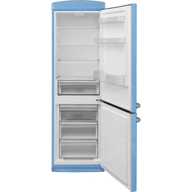Fram koel-vriescombinatie FC-VRR341BLE – Retro Design – 340 L – Blauw – Energielabel E