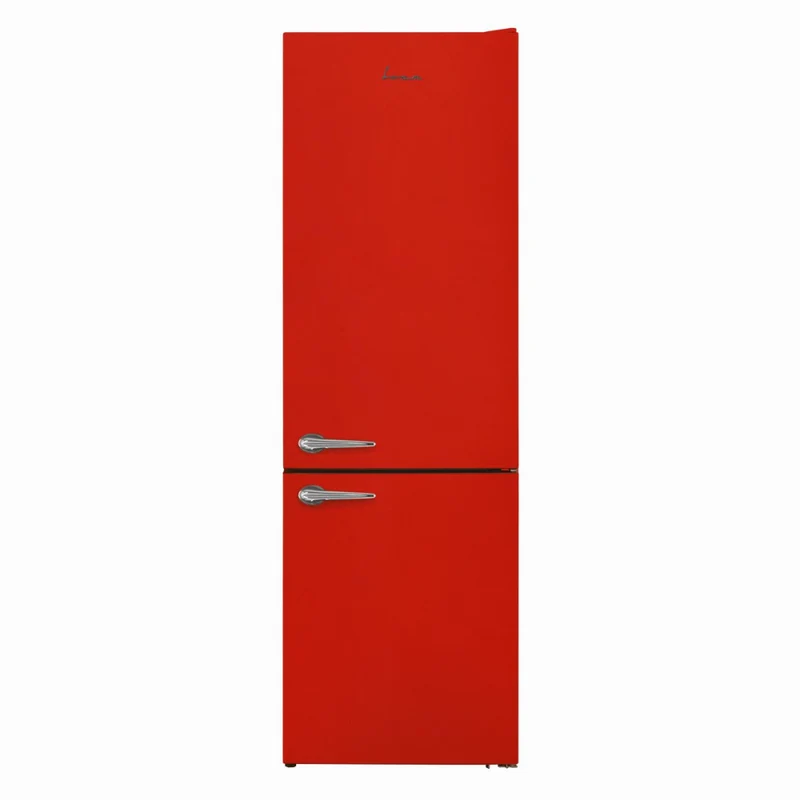 Fram koel-vriescombinatie FC-VRL2681RDE – 268 L – retro design – rood – energielabel E