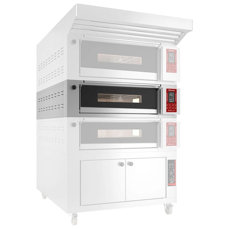 Elektrische Modularöfen 4 Bleche, Kapazität 4x 600x400 mm, Touch Screen - FT4M-18T