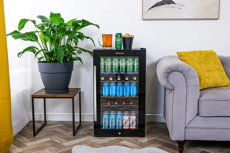 Subcold Ace 100 LED Touch Control Beer Fridge - Black | Refurbished