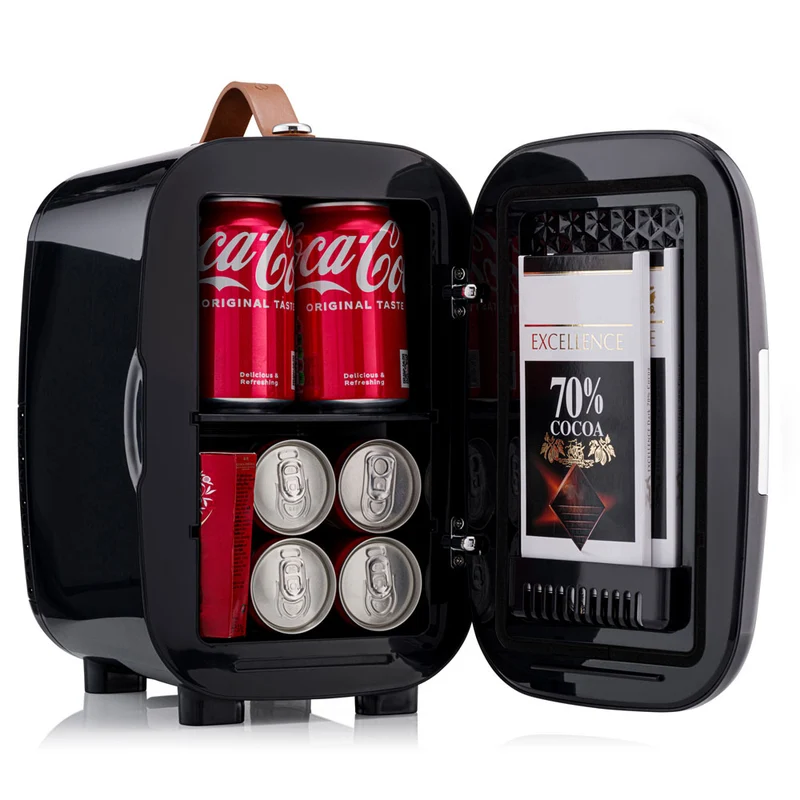 Pro 6L Cheq Mini Fridge - Black | Refurbished