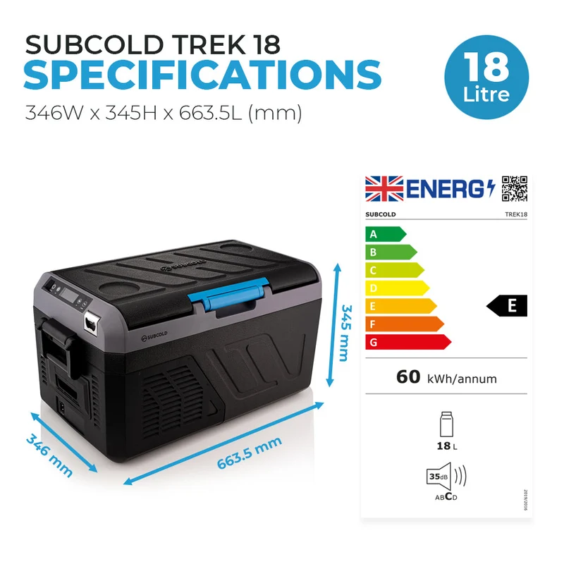 Subcold Trek18 Portable Car Fridge | Refurbished