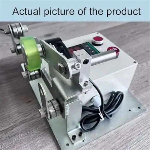 Electronic Wire Rope Counter With Length Alarm Rolling Measuring Wheel For Cable Tracker Easy Preset Display Straight Up Accurate Measurements No Guesswork Just Reliable Results Daily