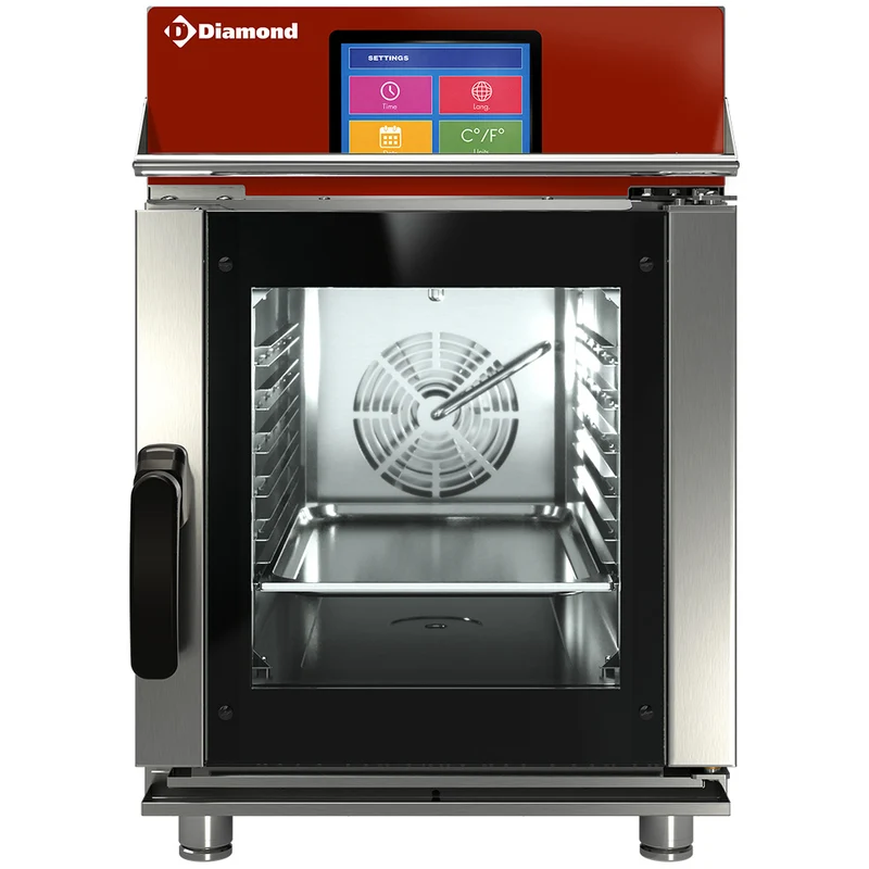Elektro Ofen Dampf/Konvektion 6x GN1/1 Touch Screen + Auto-Cleaning - FVS6-411/CTS