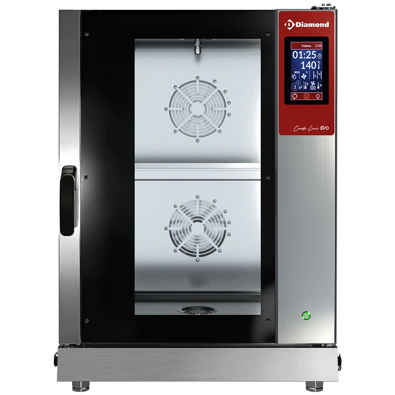 Elektroofen Dampf/Konvektion TOUCH SCREEN,10x GN 1/1 - AUTO-CLEANING - DFV1011/CTS