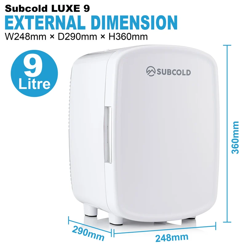 Luxe 9L Mini Fridge - White | Refurbished