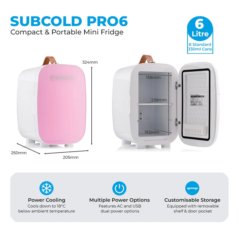 Subcold Pro 6L Mini Fridge