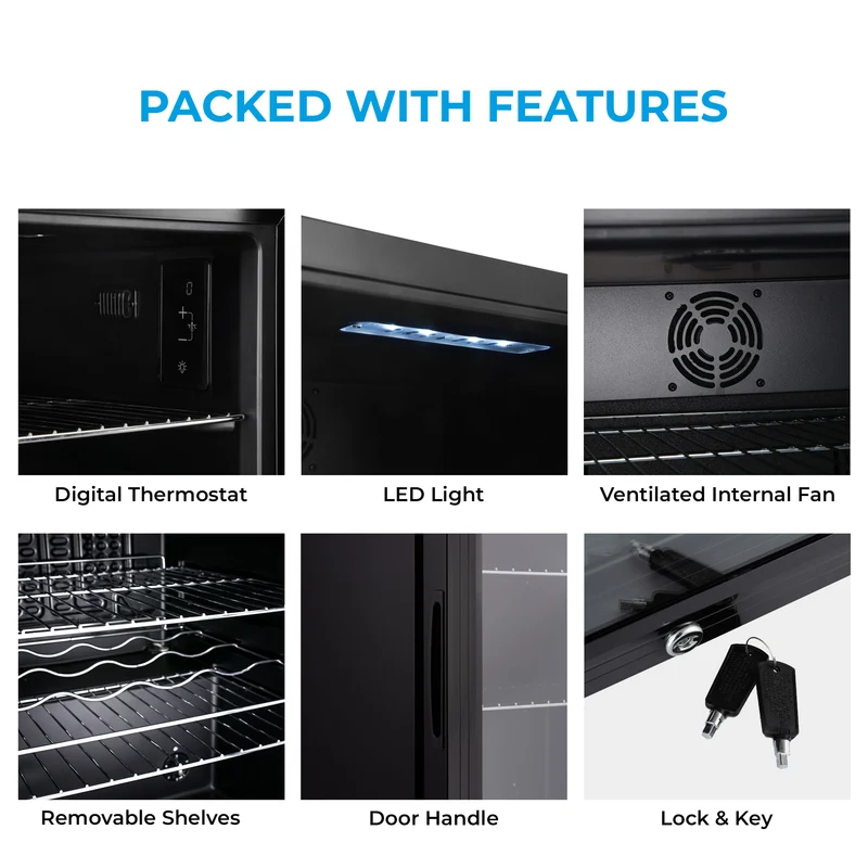 Subcold Super 115 LED Beer Fridge - Black | Refurbished