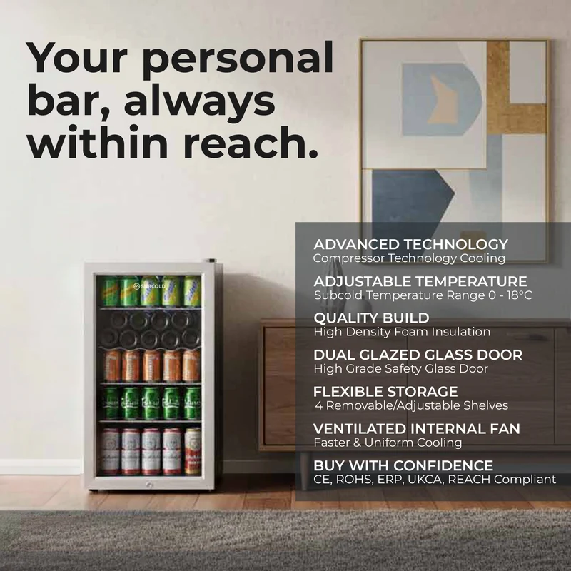 Subcold Super85 LED Beer Fridge