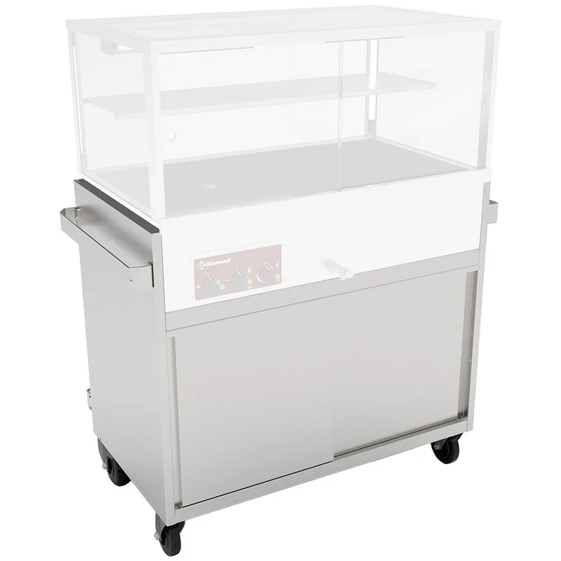 Unterbau aus Edelstahl für VBE-311/N auf Rädern - MEX-RG3/N