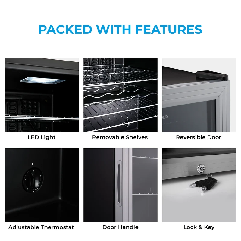 Subcold Super 35 LED Beer Fridge - Silver | Refurbished