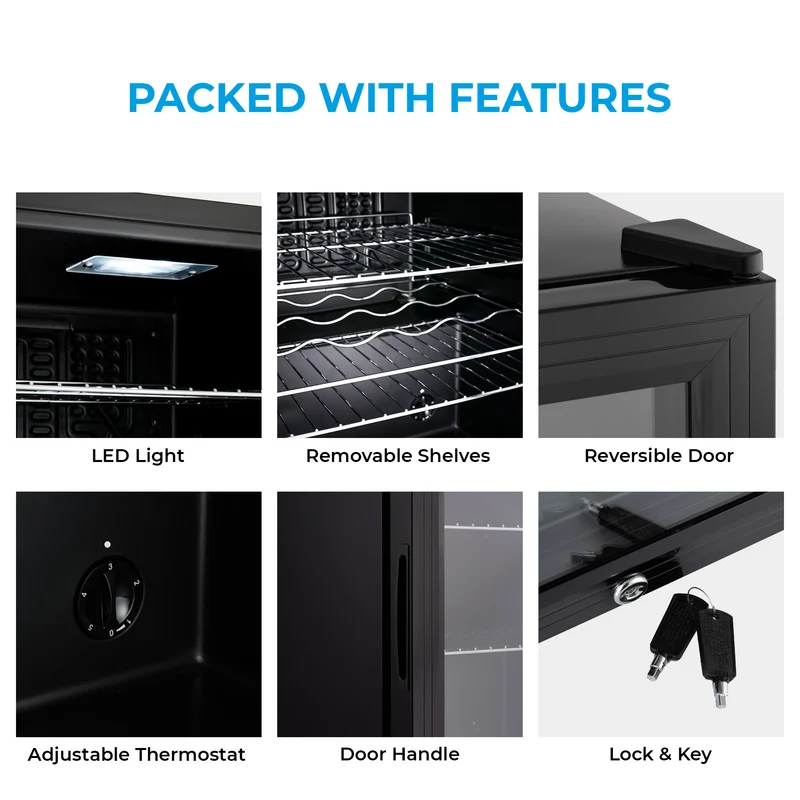Subcold Super 35 LED Beer Fridge - Black | Refurbished