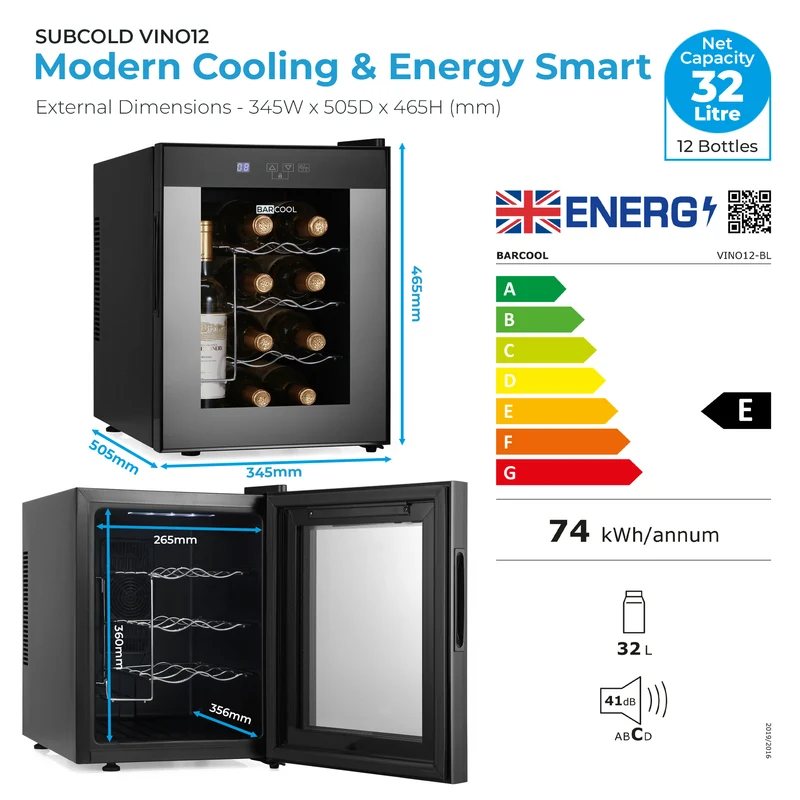 Barcool Vino12 LED Wine Cooler | Refurbished