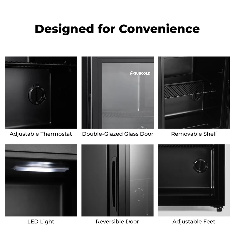 Subcold Cave35-G Glass Door Beer Fridge