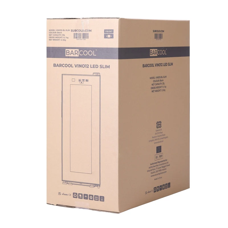 Barcool Vino12 LED Slim Wine Cooler