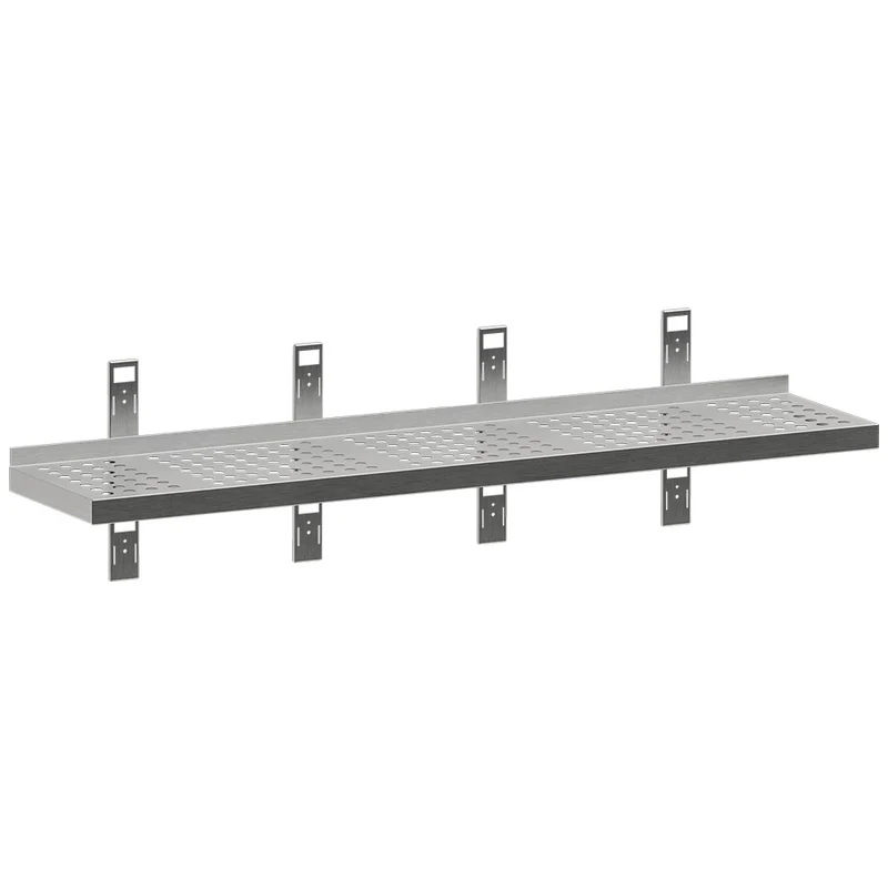 Perforiertes Wandregal mit 4 Konsolen und 4 Wandschienen - G203-SE3
