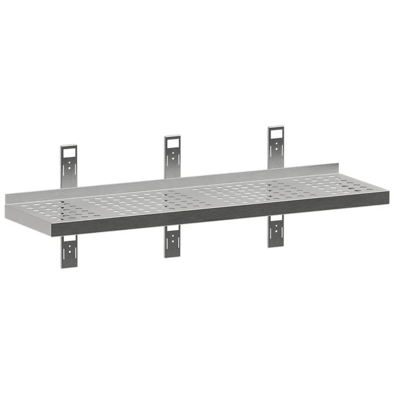 Perforiertes Wandregal mit 3 Konsolen und 3 Wandschienen - G143-SE3