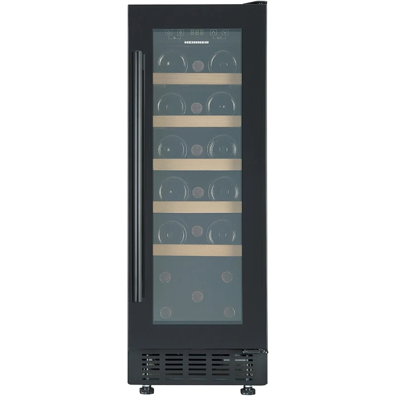 Heinner HRV-ABI56DRL20 wijnkoelkast – 56 liter – 20 flessen – houten leggers