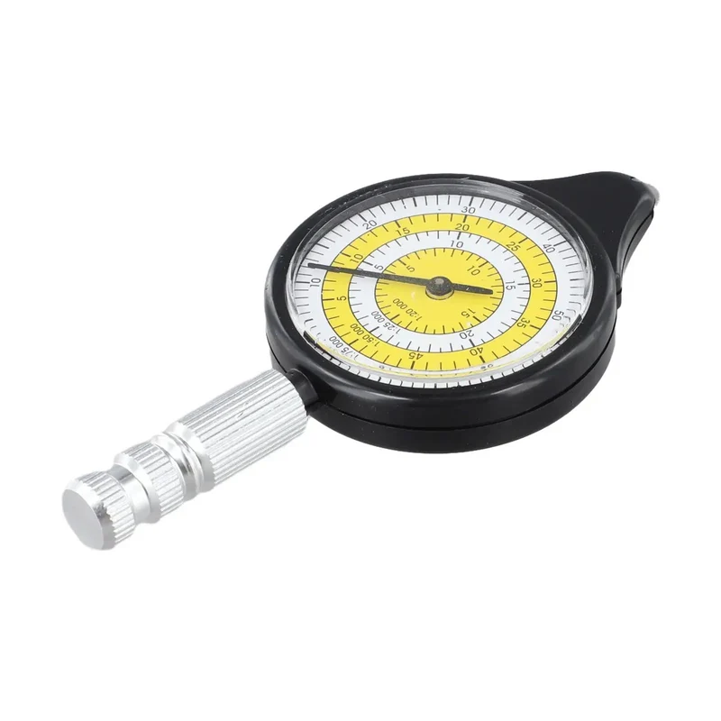 Mechanical Map Distance Meter Wheel For Curved Paths And Hiking Trails Get The Real Deal On Mileage With This Compact Aluminum Dial Rig Perfect For Cartography Pros And Travel Planning No More Guessing Just Roll It Out And Measure Exactly In Black