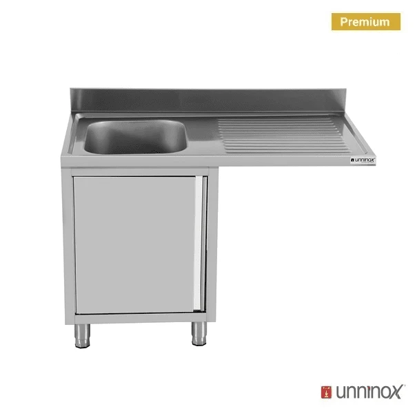 Spülbecken-Einheit 120x70xH85 Becken links