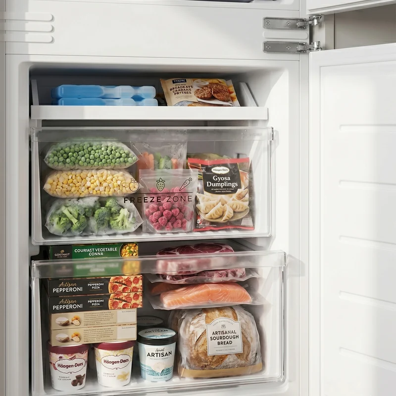 Heinner HC-BIM271INVE inbouw koel-vriescombinatie – 271 L – SuperCool & SuperFreeze – energielabel E