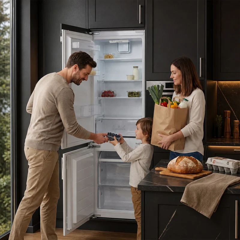 Heinner HC-BIM271INVE inbouw koel-vriescombinatie – 271 L – SuperCool & SuperFreeze – energielabel E