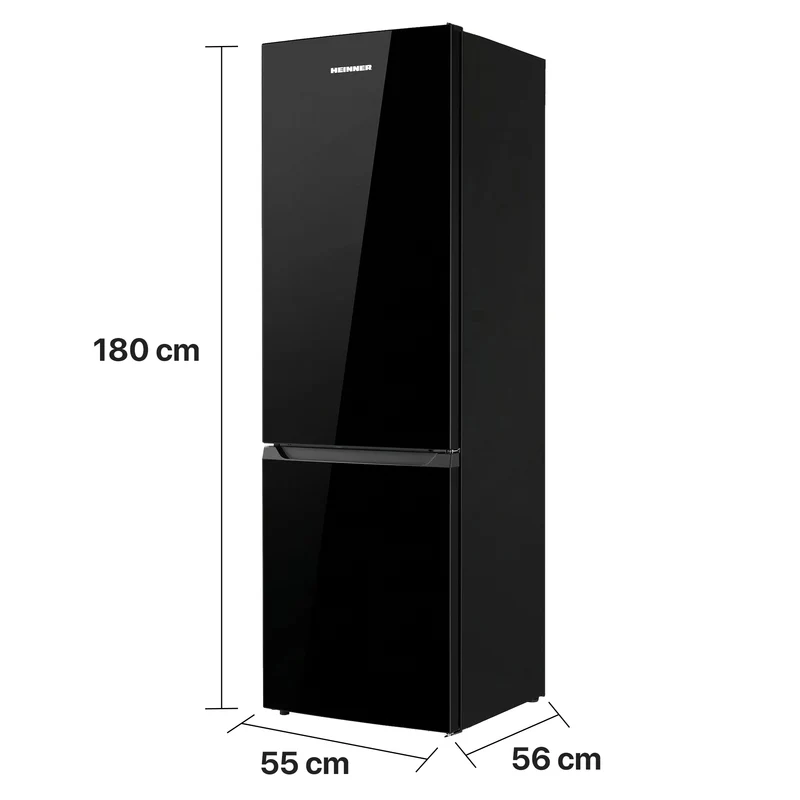 Heinner koel-vriescombinatie HC-HM262BKE++ – 262L, LED-verlichting en energielabel A++
