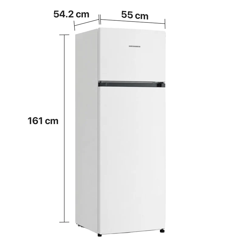 Heinner koel-vriescombinatie HF-HS243E – 243 liter – LED-verlichting – energielabel E