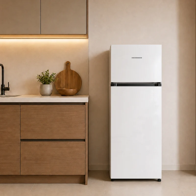 Heinner koel-vriescombinatie HF-HS243E – 243 liter – LED-verlichting – energielabel E